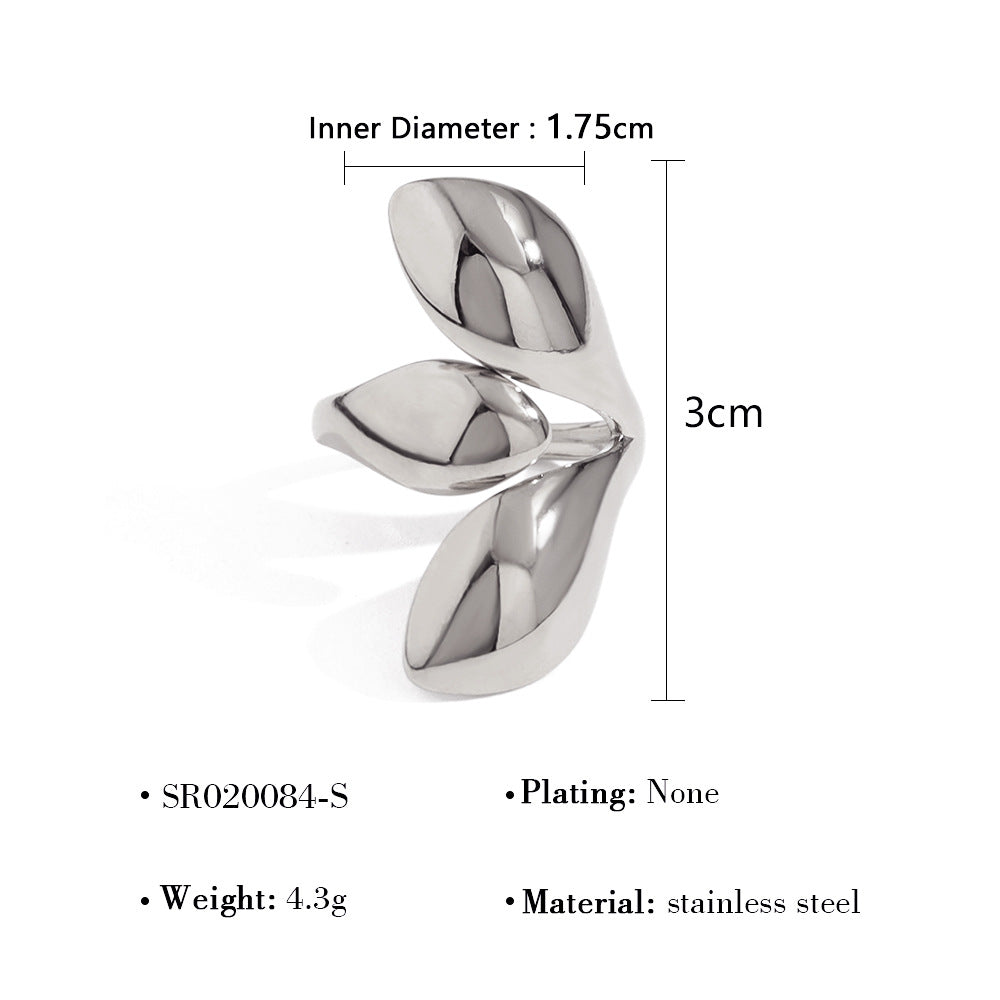 Wholesale 18K Gold Lava Mirror Open Ring